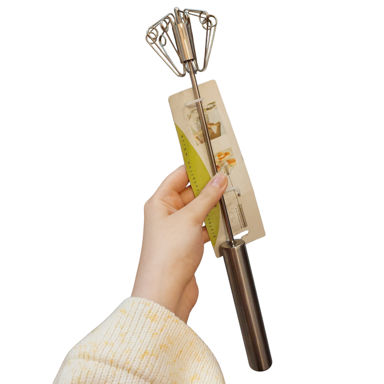 همزن فشاری استیل در دست