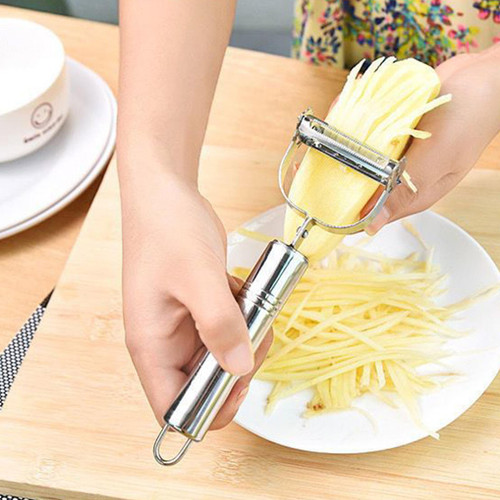 پوست کن و رشته کن (دوکاره) استیل