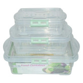 ست ظرف نگهدارنده 3 تکه ویرا آبی نعنایی