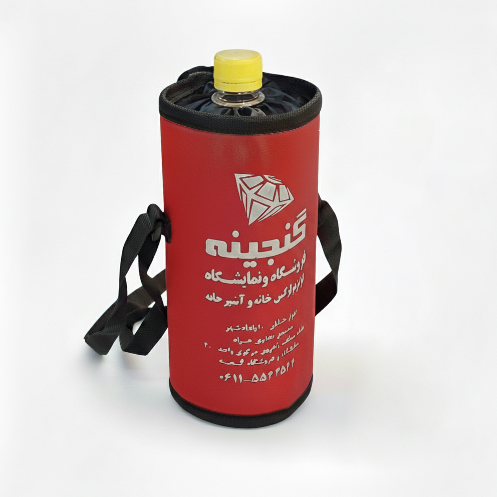 بطری در کاور خنک نگهدارنده بطری آب برند MP حجم 500 میلی‌لیتر